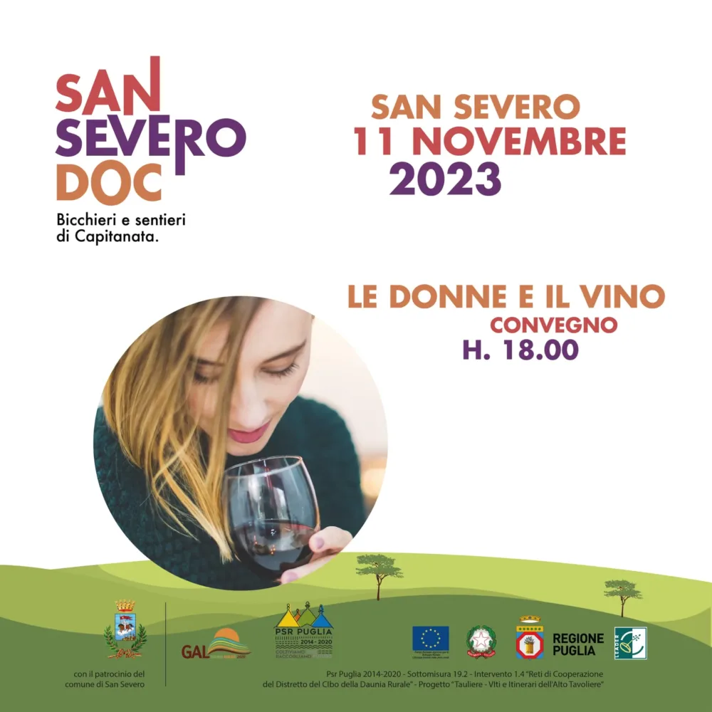 locandina convegno Le Donne e il Vino