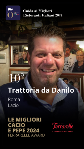 10. Trattoria da Danilo – Roma, Lazio