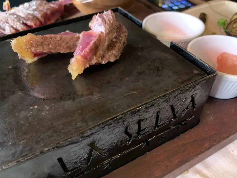 La Selva Barcellona, l'entrecote in caldo