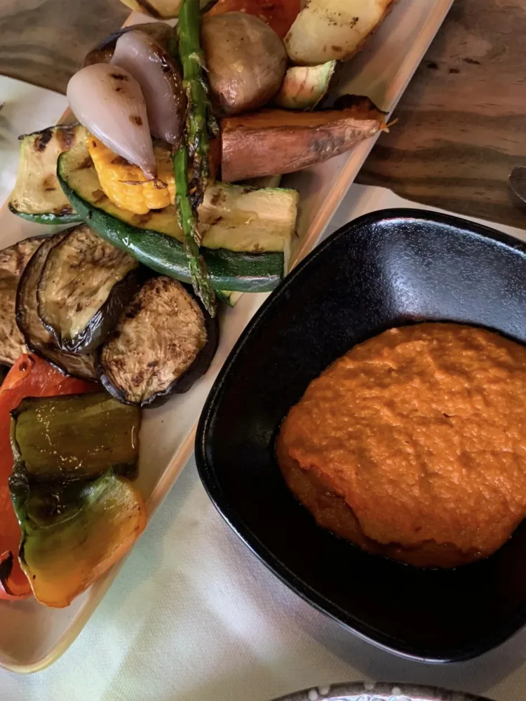 La Selva Barcellona, verdure grigliate