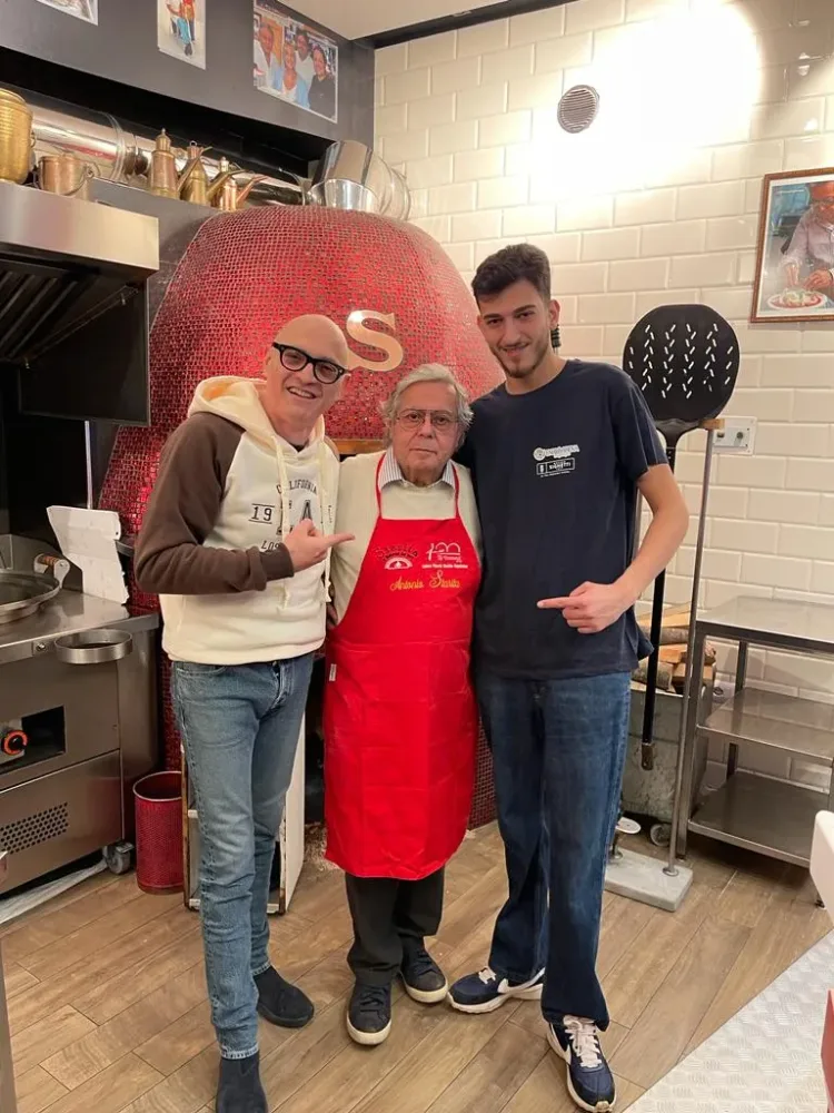 Da sx Attilio Albachiara - Antonio Starita - Enrico Arena