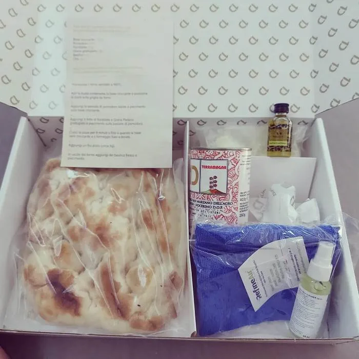 La Margherita Croccante di Diego Vitagliano, il contenuto della box