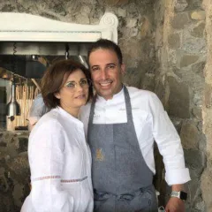 La sommelier Nicoletta Gargiulo e lo chef Luigi Tramontano