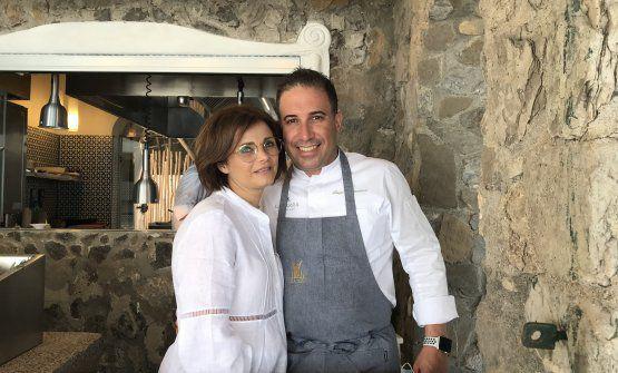 La sommelier Nicoletta Gargiulo e lo chef Luigi Tramontano