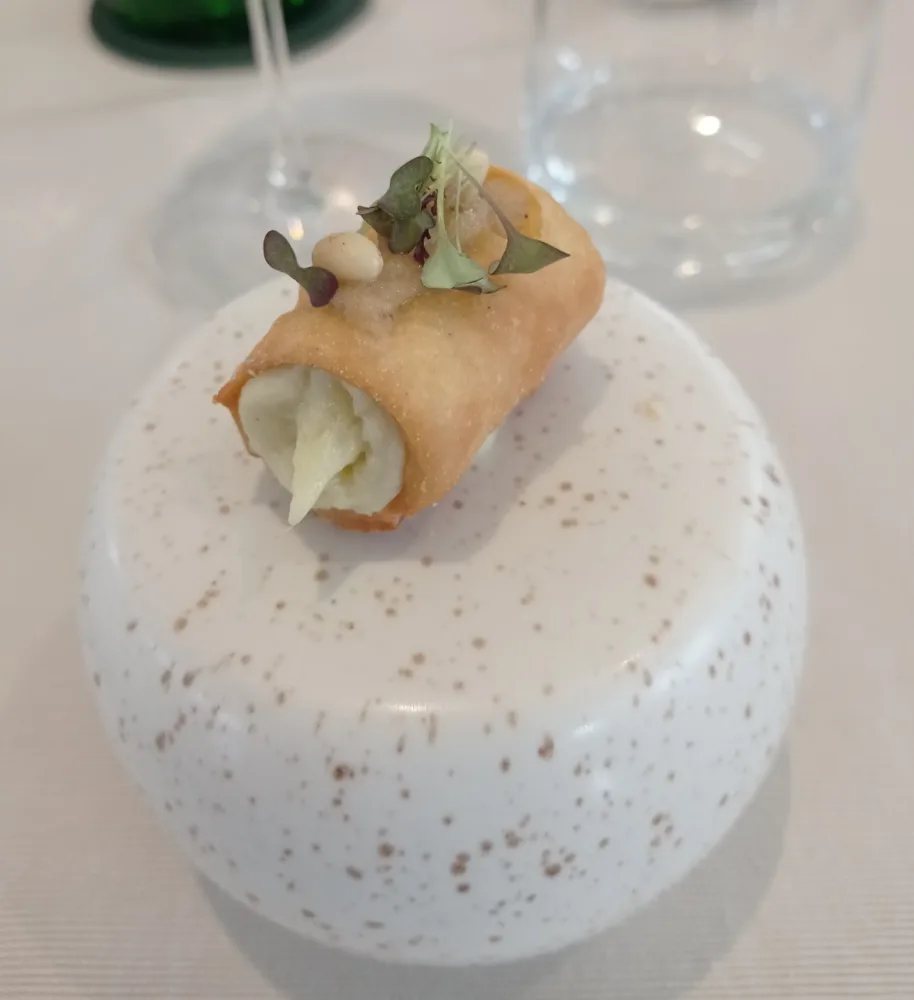 Sale Ristorante Paestum Cannolo ripieno di baccalà