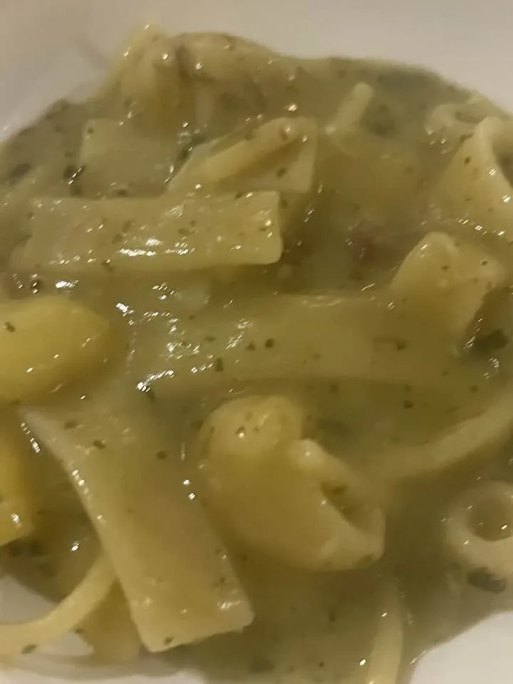 pasta e patate e tartufo