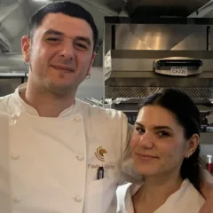 Hémicycle a Parigi, Flavio Lucarini e Aurora Storari
