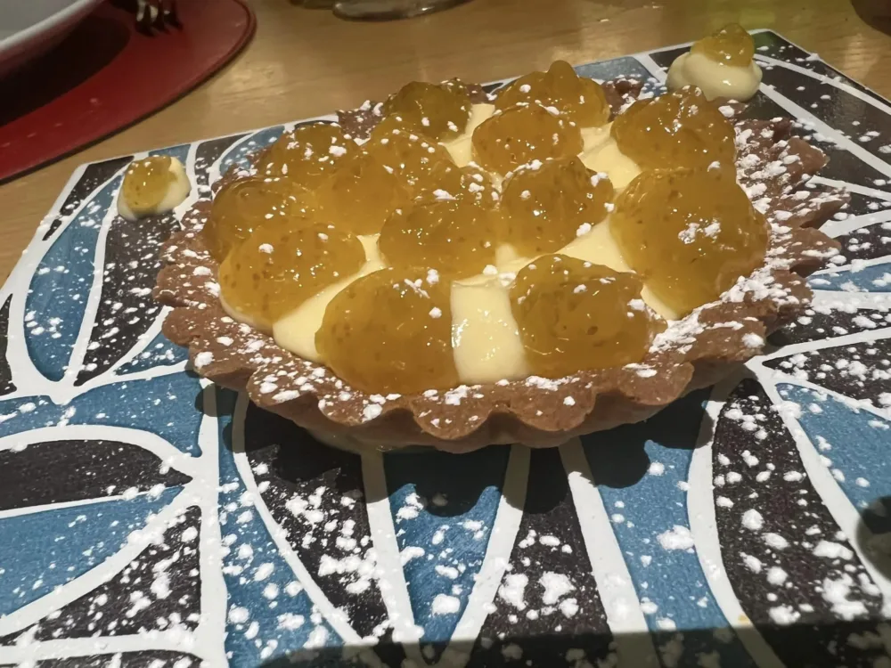 Prisco a Cava - Tartelletta con crema pasticcera e marmellata di fichi