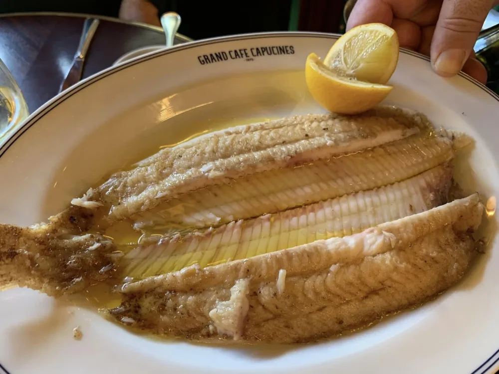Le Grand Café Capucines, la sogliola