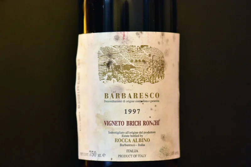 Barbaresco Vigneto Brich Ronchi 1997 Rocca Albino