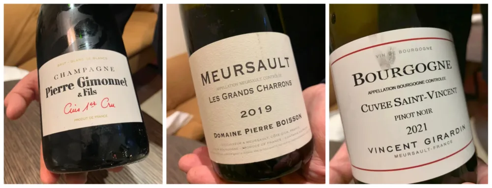 Hémicycle a Parigi, i vini