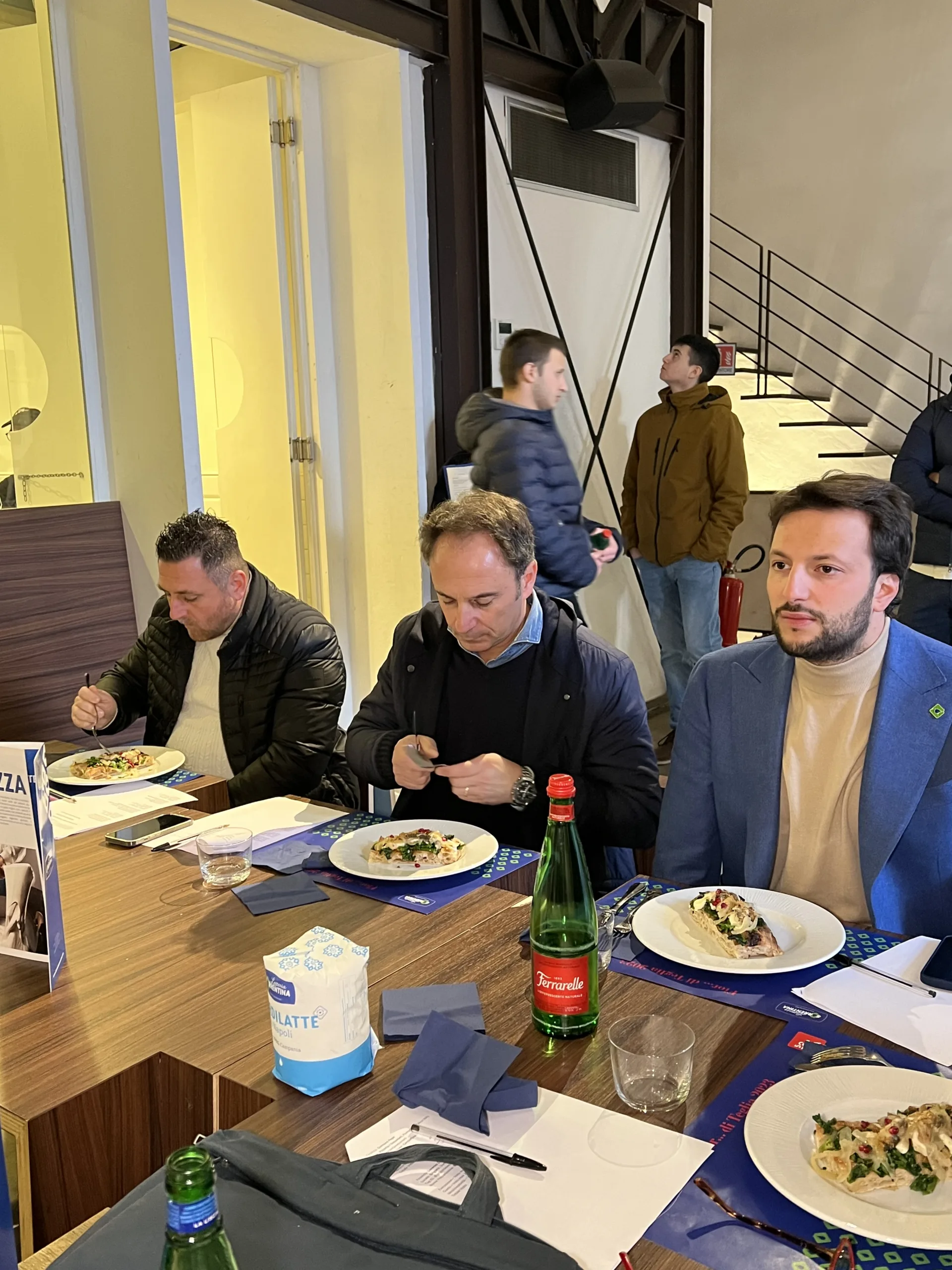 Da sx: Domenico Iavarone, Nino di Costanzo, Giovanni Amodio