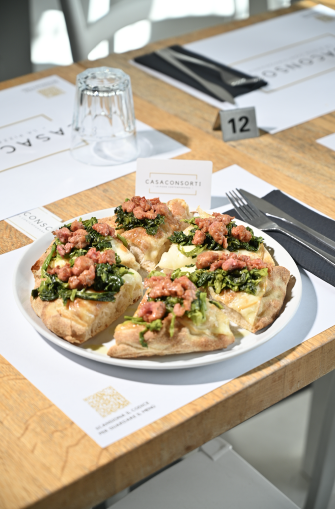 La Pizza Contemporanea - Broccoletti e Salsiccia