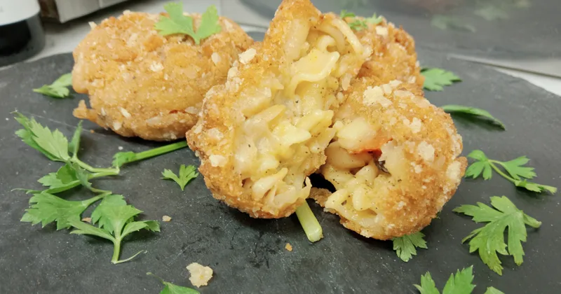 Frittatina di pasta con cozze e fagioli di Vanessa Savi