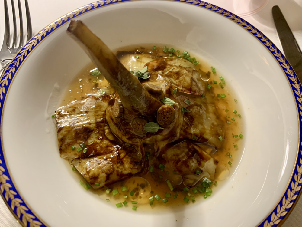 Sustanza - Carciofo con ricotta di mandorle