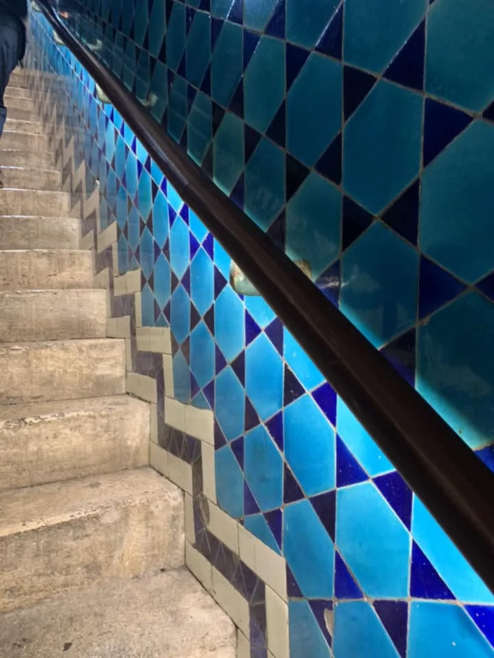 Pandeli Restaurant a Istanbul, le scale di accesso