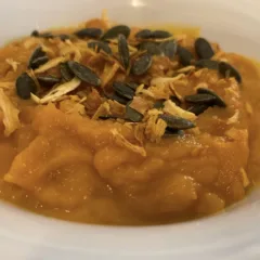 Piatto Romano, vellutata di zucca