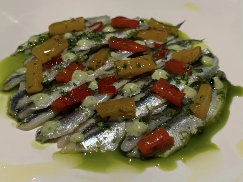 Aida - Vino e Cucina a Istanbul, le alici marinate