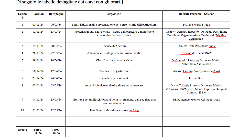 Calendario