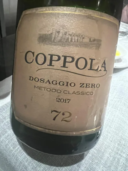 Lo spumante da Negroamaro di Coppola