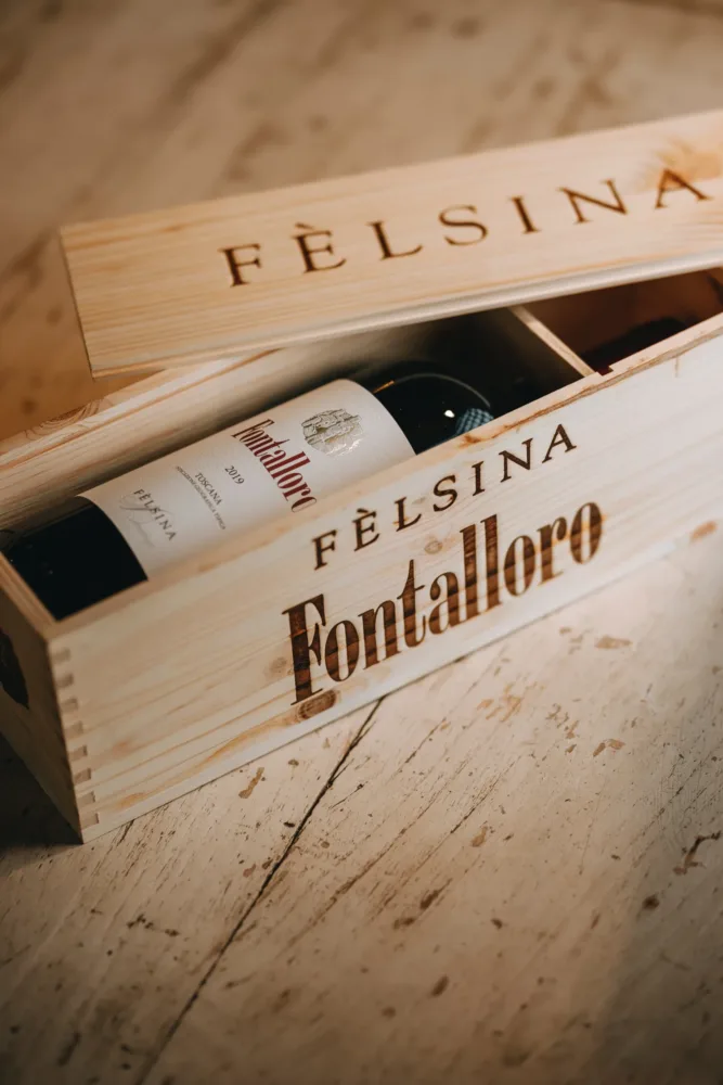 I vigneti delle uve del Fontalloro IGT Toscana, zona del Chianti Classico, nella parte alta di Felsina e nella denominazione Chianti Colli Senesi