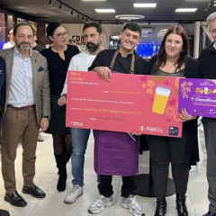 Il vincitore di Birra e Fritto - Una Storia d'Amore 2023 con Albert Sapere, Stefano Vezzani, Anna Baccarani e Giuseppe Perrella