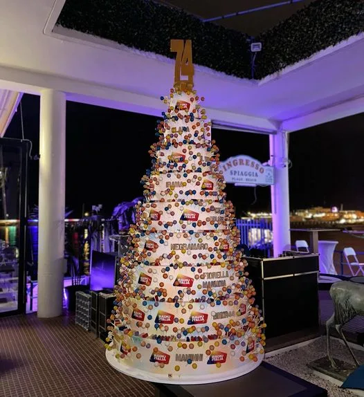 La torta per l'apertura del Festival di Sanremo 2024 realizzata da Ernst Knam