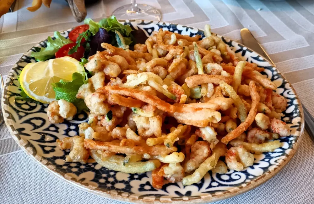 Trattoria Al Porto - Fritto di gamberi di fiume