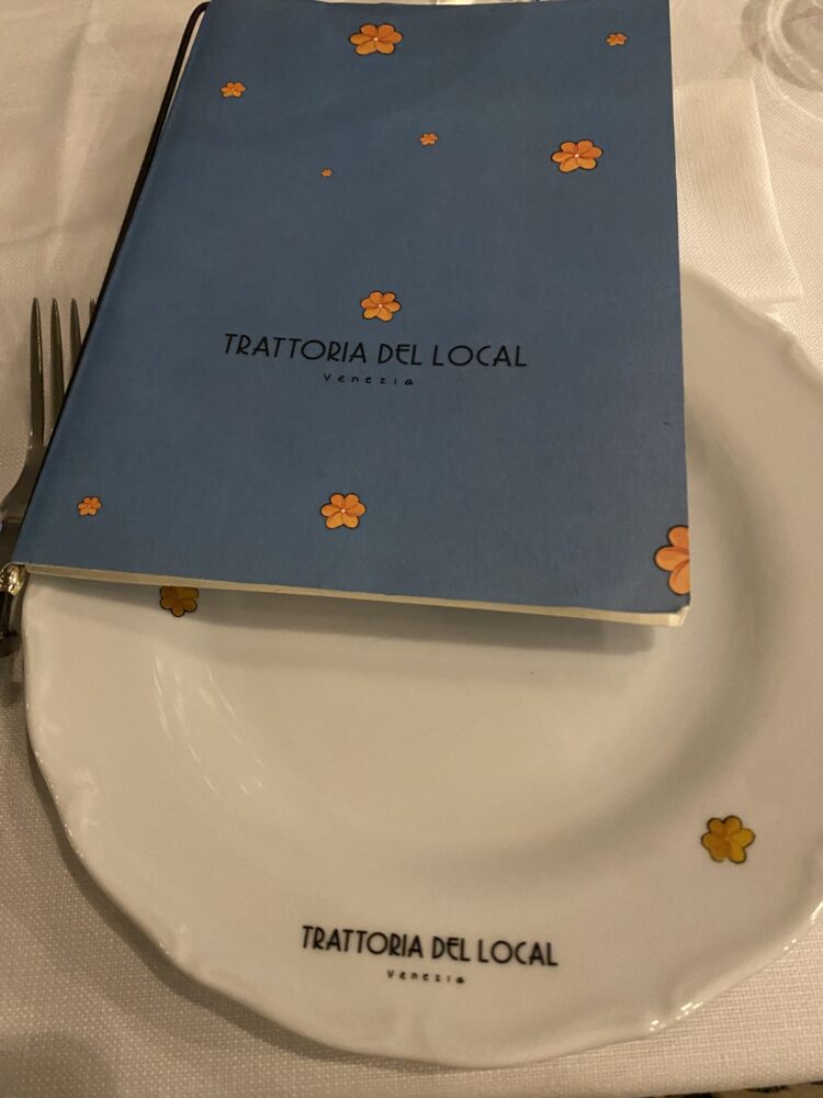 Trattoria del Local - menu