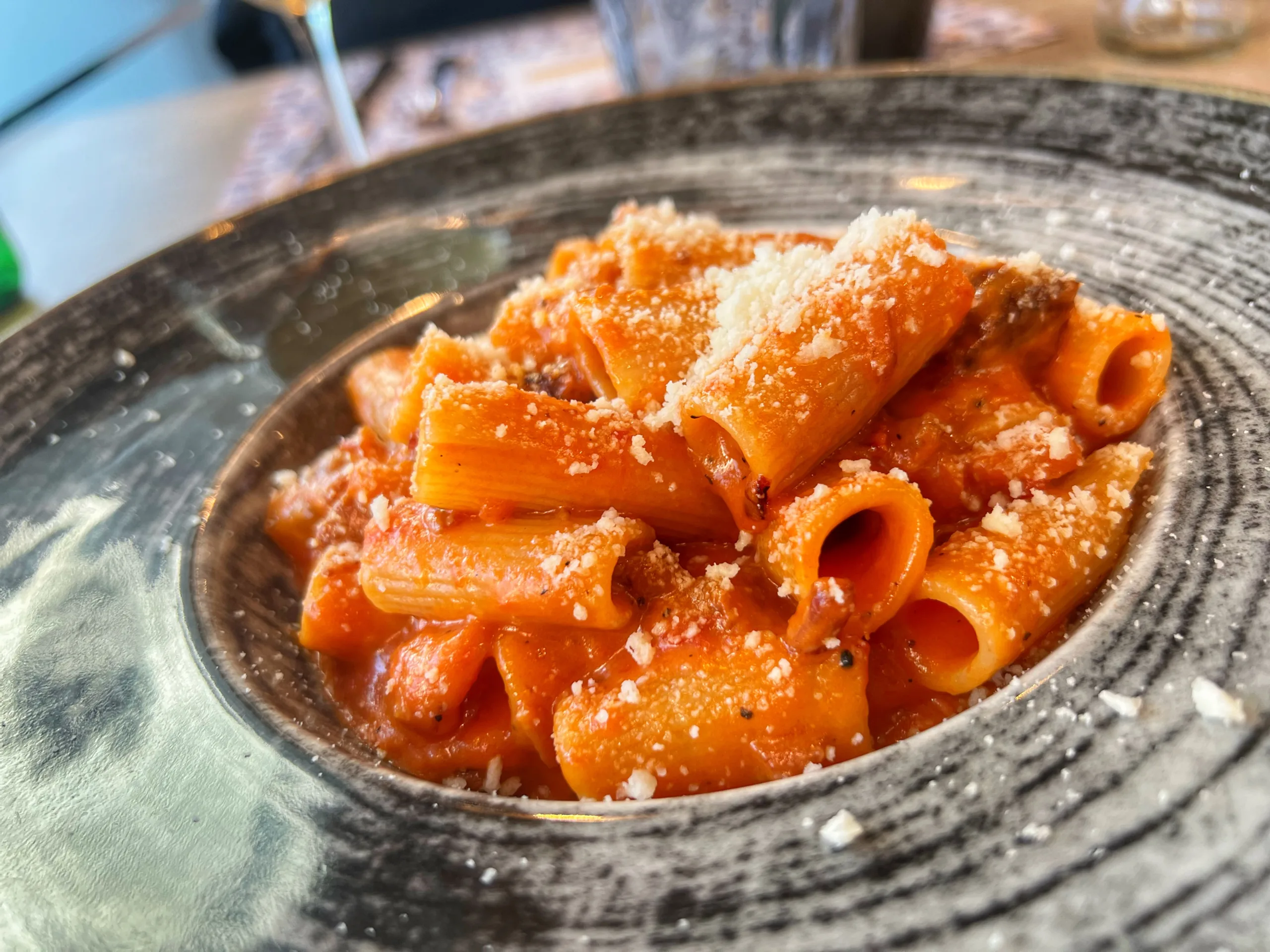 I rigatoni Pastificio Di Martino all'Amatriciana