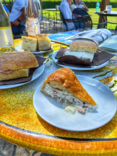 I rustici per una pausa salata veloce al Granato di Paestum
