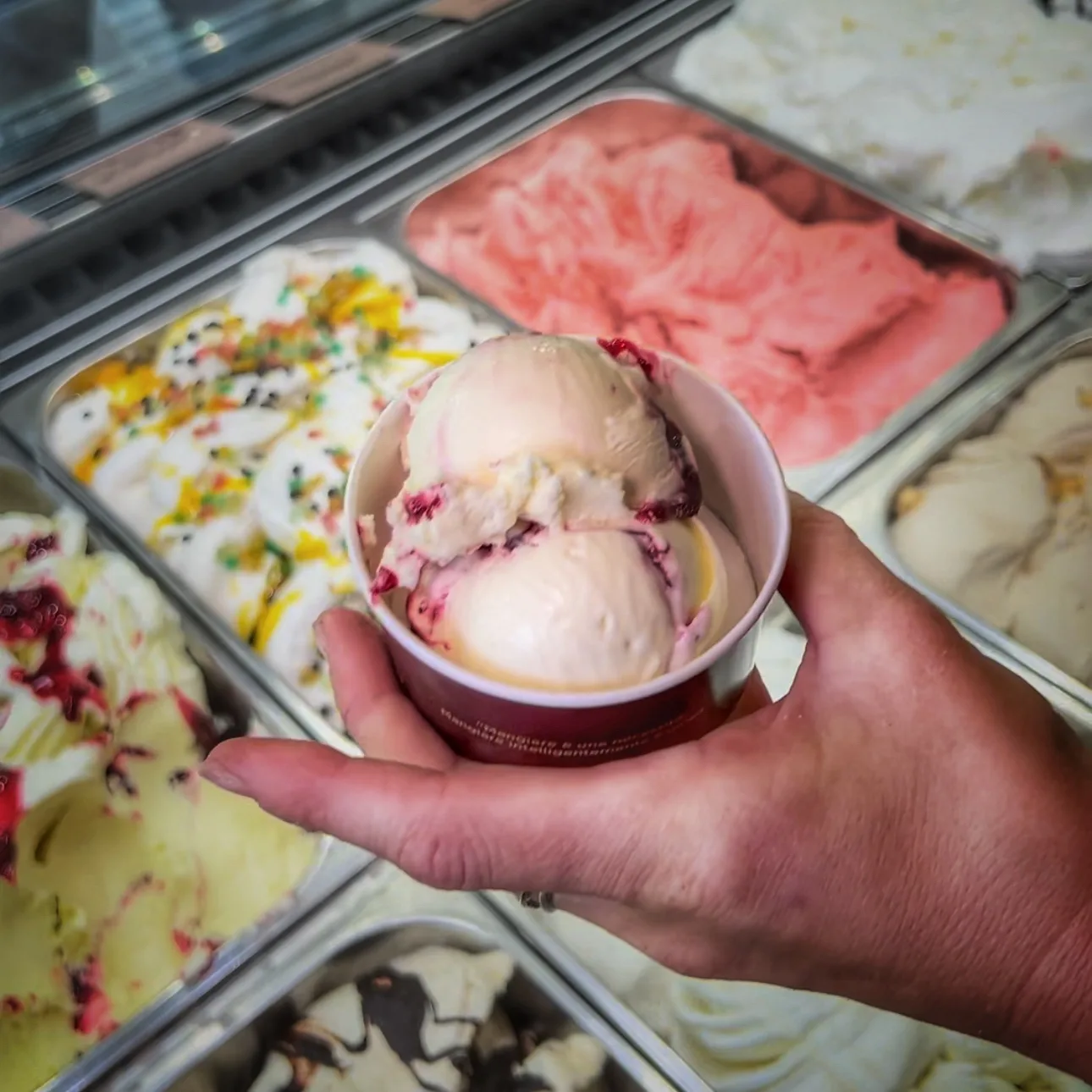 I gelati con il latte di bufala del Granato