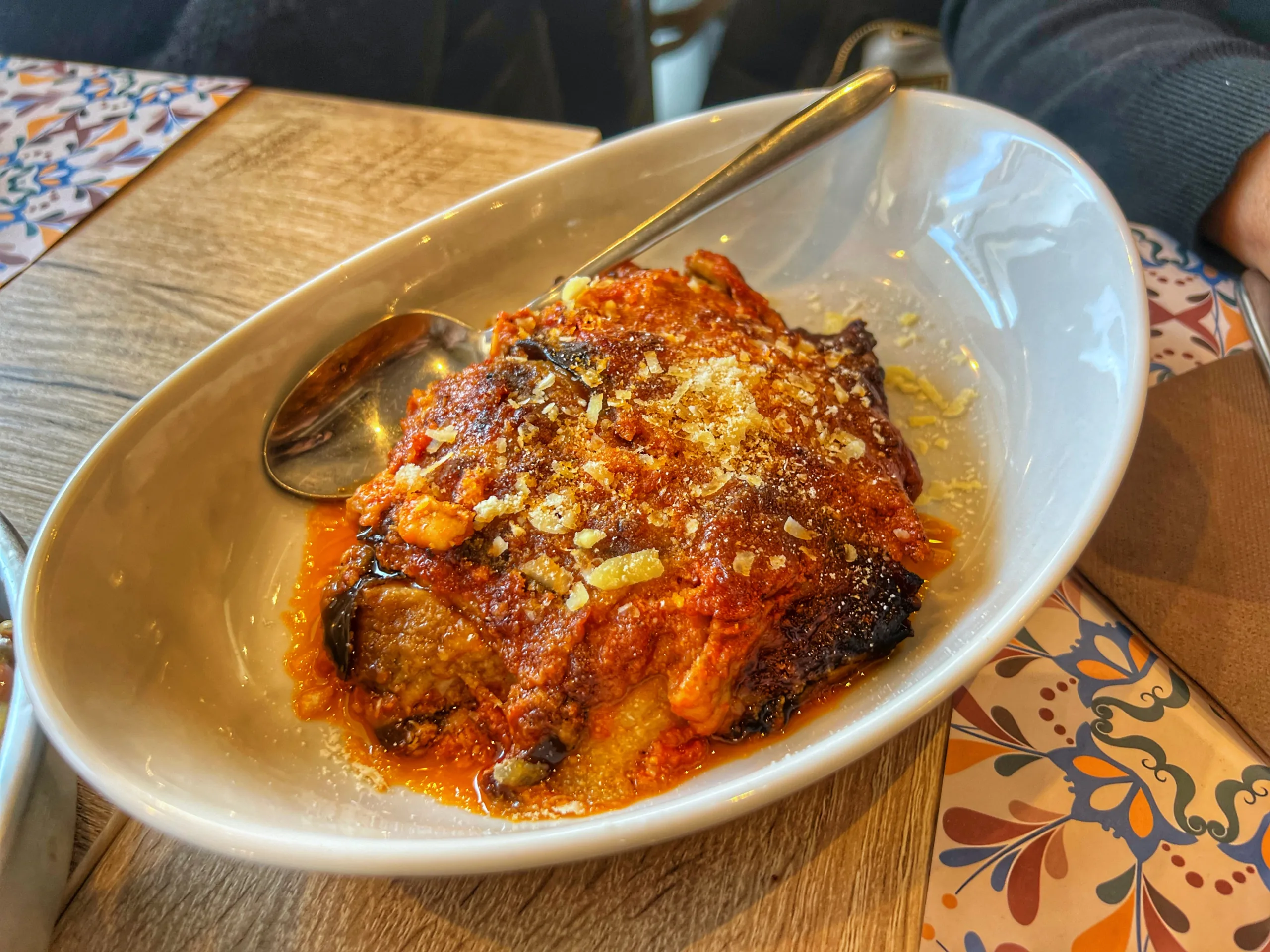 La parmigiana di melanzane di Maccarò paraosteria a San Prisco