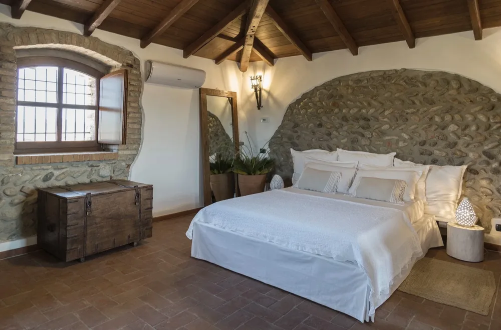 Una delle suite del BB LA Torre Medievale a Marne