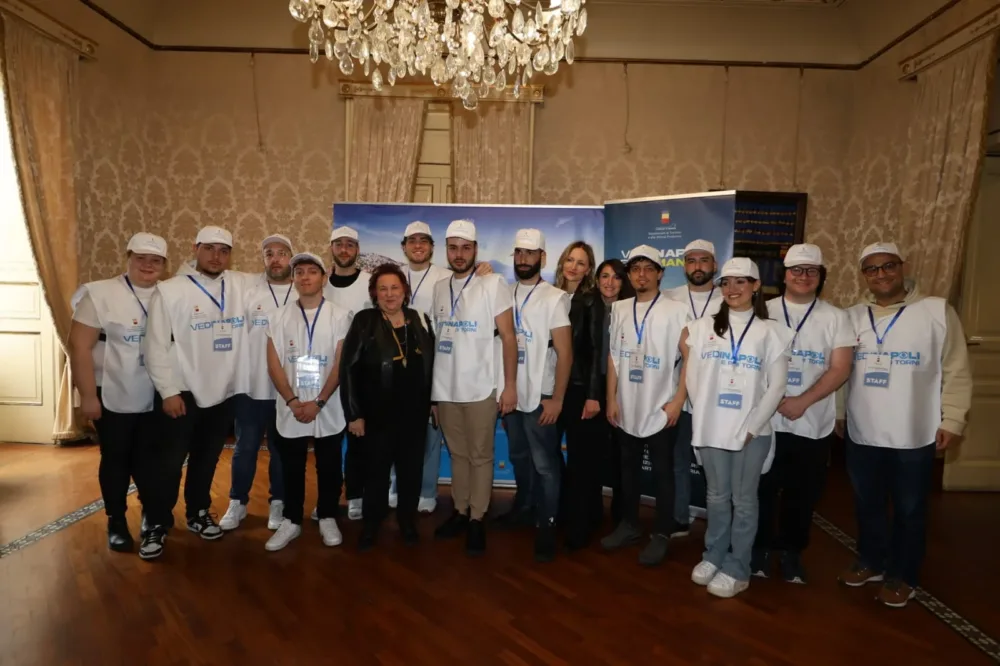 Assessore Teresa Armato con i tutor