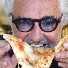Flavio Briatore e la sua pizza