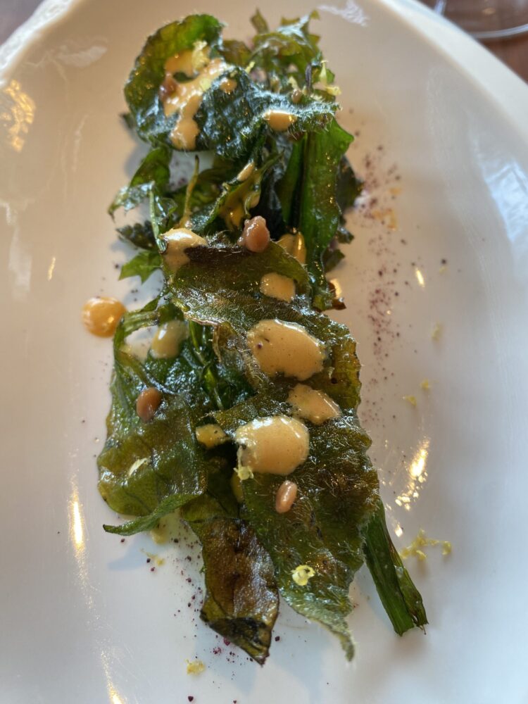 Madonnina del Pescatore - Ricci di mare, erbe bruciate, umeboshi