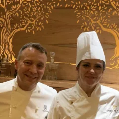 Tre Olivi a Paestum, Oliver Glowig con Narcisia David