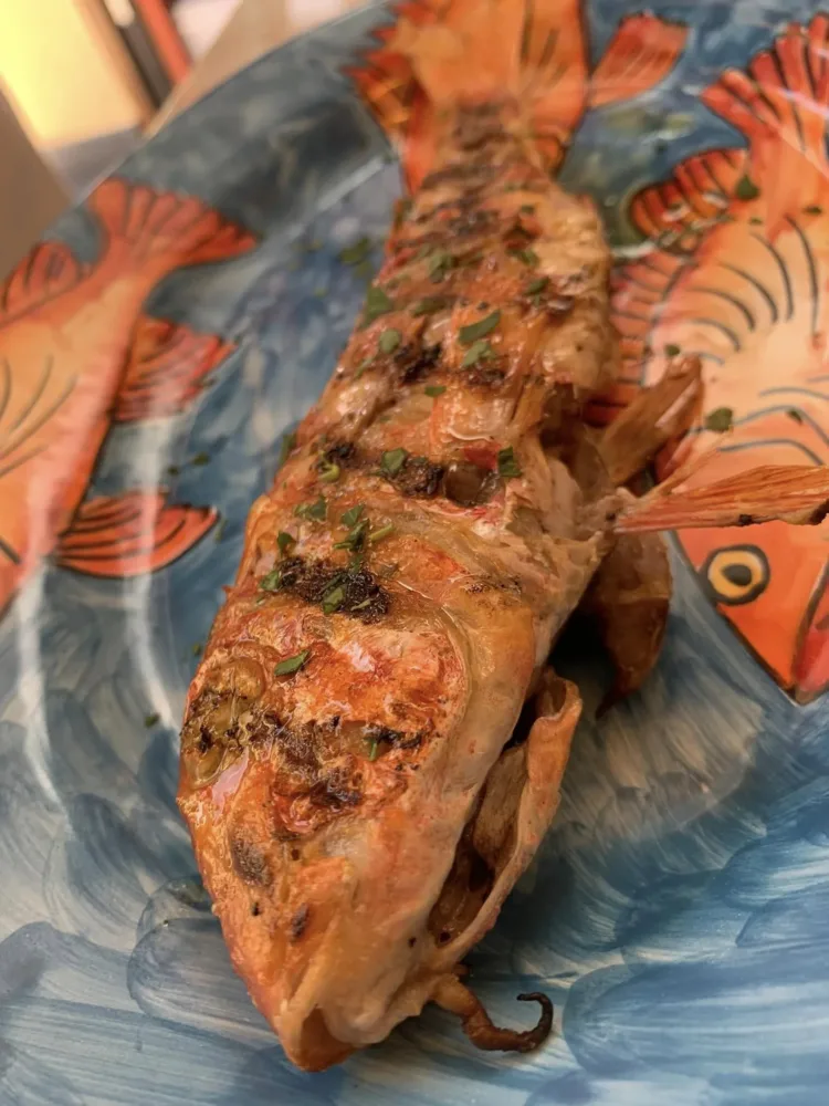 Lo Stuzzichino, triglia arrostita