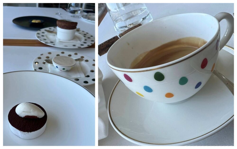 Quattro passi - Scrigno di meringa, caffè, patata e Scrigno di meringa, caffè, patata e Baileys(