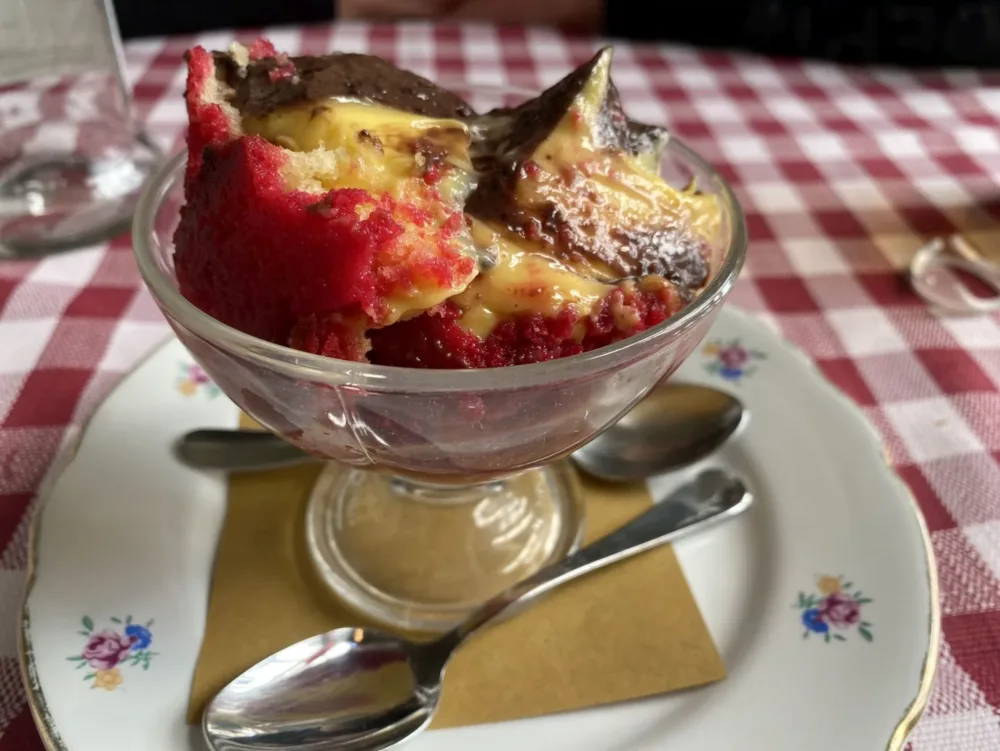 Trattoria di via Serra - zuppa inglese