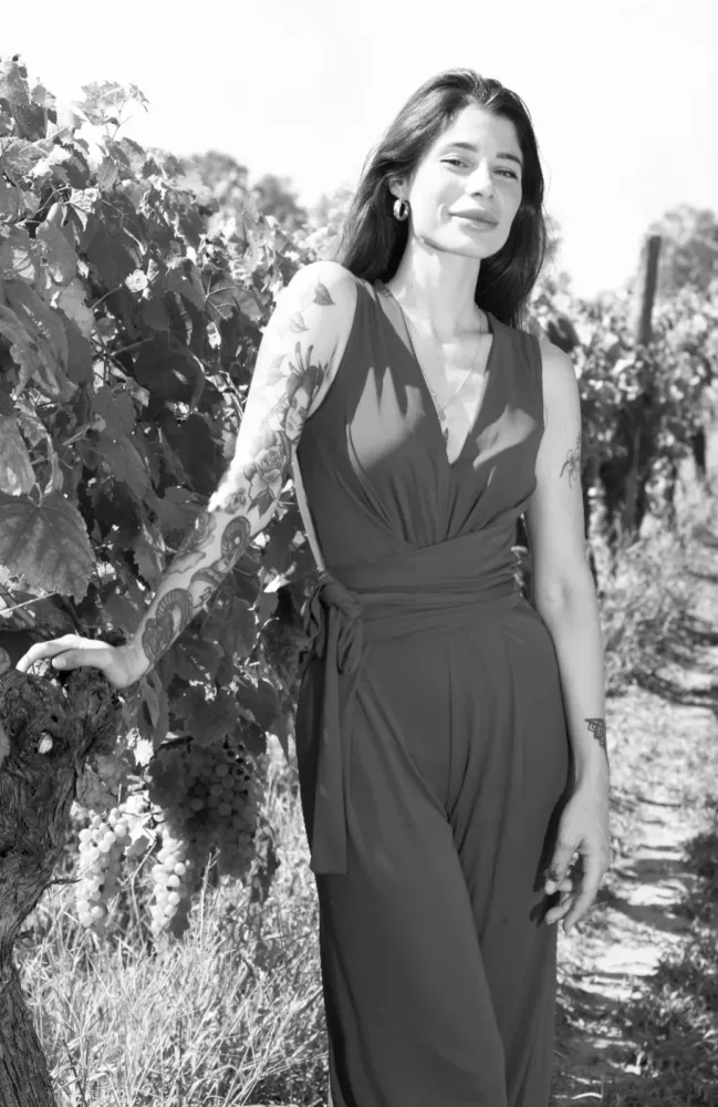 Maria Ida Avallone e Maria Cristina in cantina