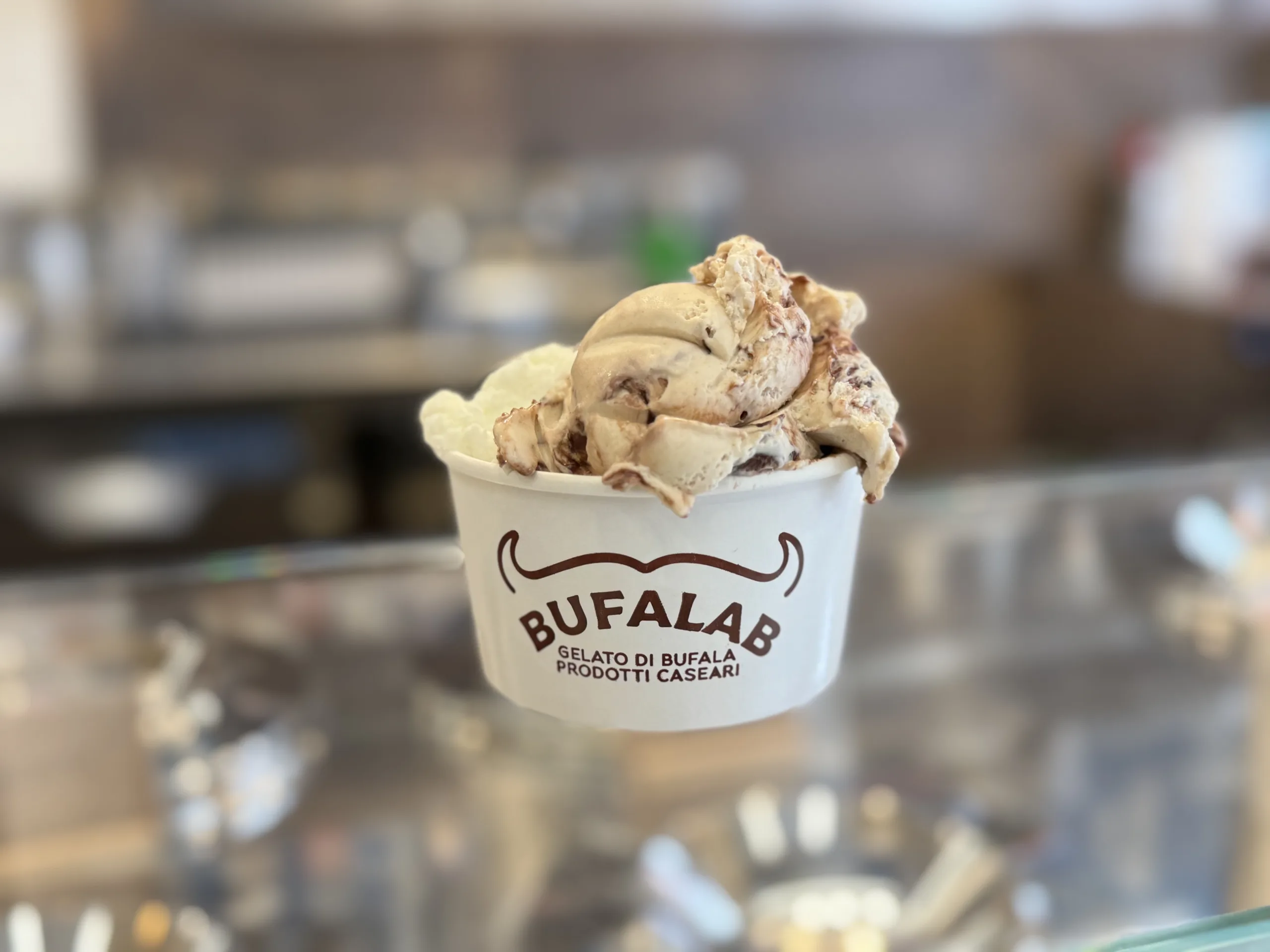 Il gelato di bufala a Milano da Bufalab Paestum