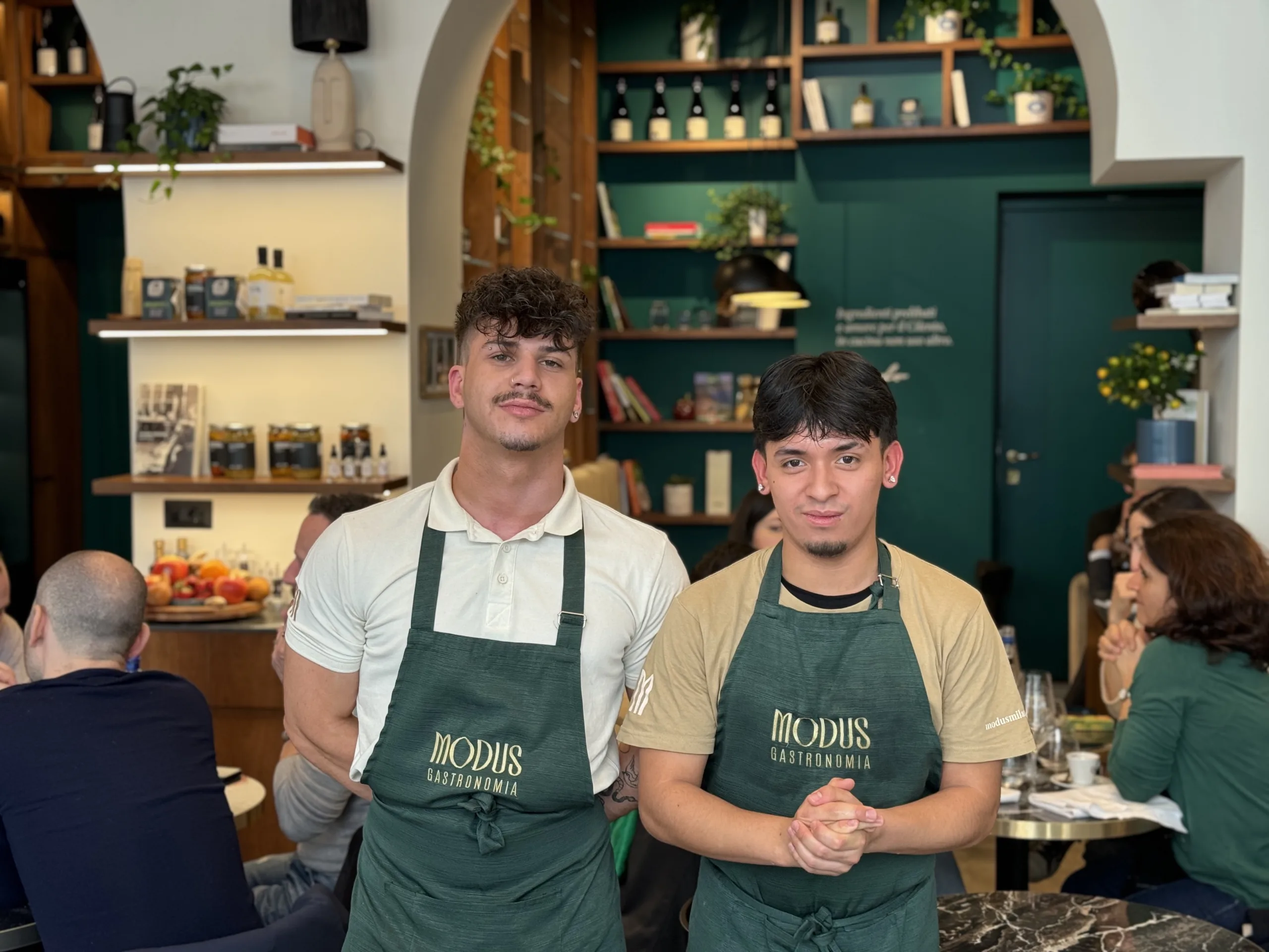 La sala di Modus Gastronomia Milano