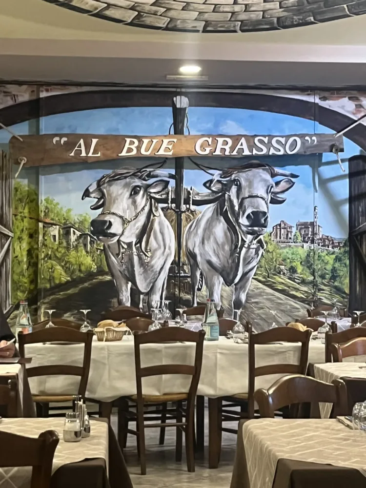 Osteria Al Bue Grasso - la sala