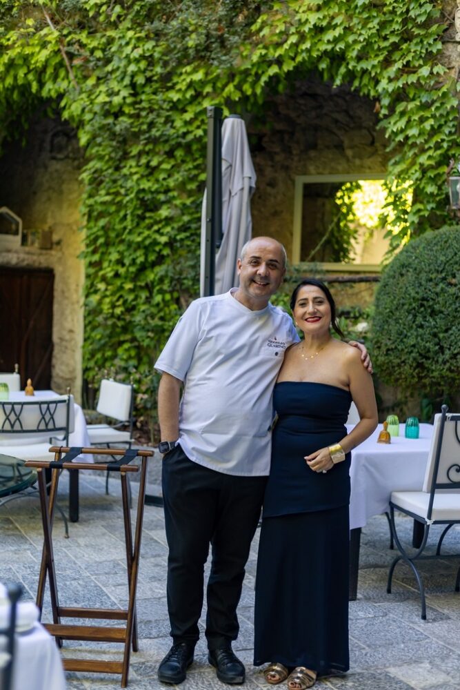 Palazzo Acampora, Lo chef Guarino e Ornella