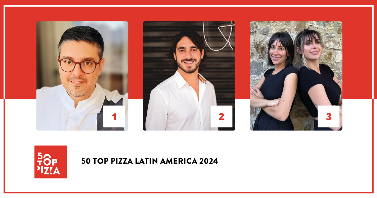 Il podio di 50 Top Pizza Latin America 2024