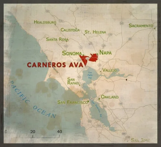 Carneros map