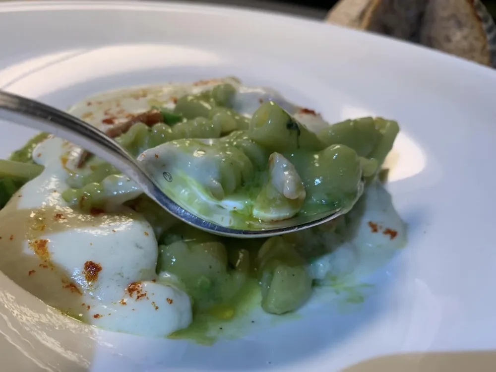 Zest Restaurant, Hotel La favorita, la pasta e piselli