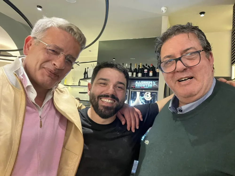 con Raffaele Bonetta e Perrella Giuseppe